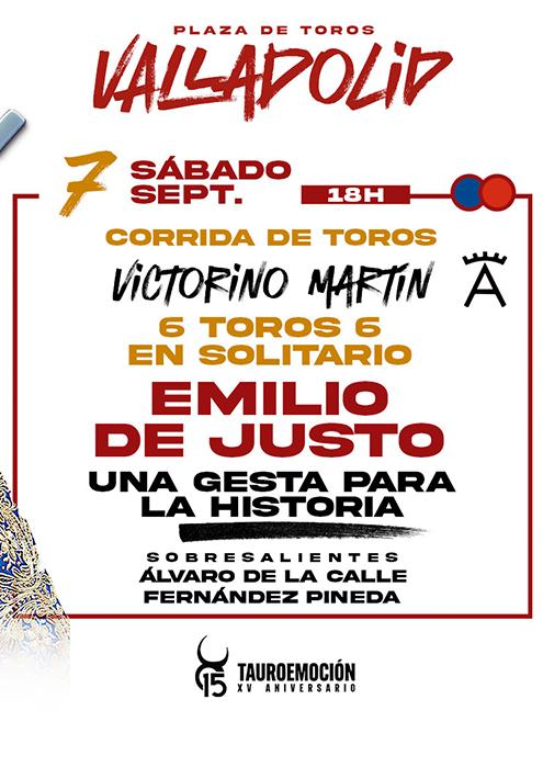 Emilio de Justo en solitario, Valladolid 2024