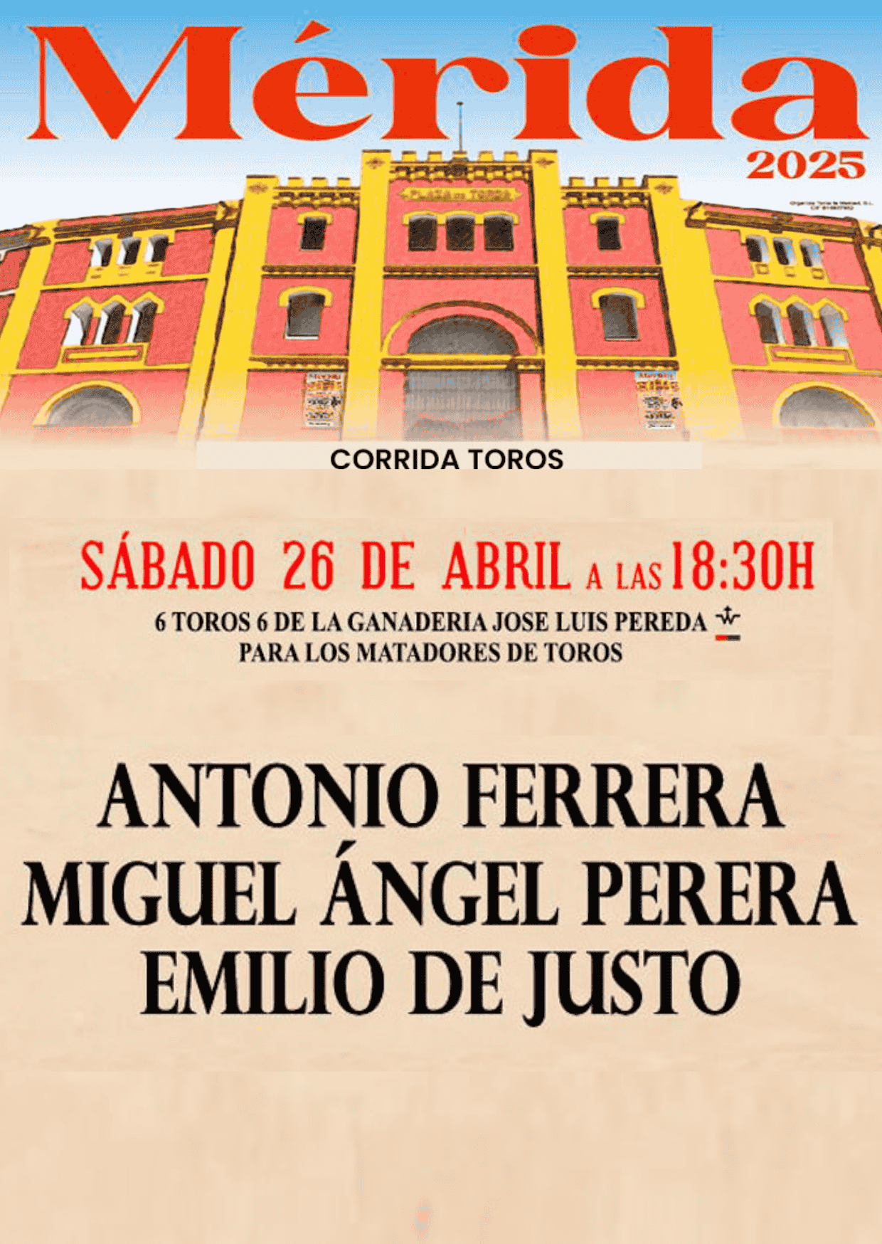 Mérida 2025, Emilio de Justo