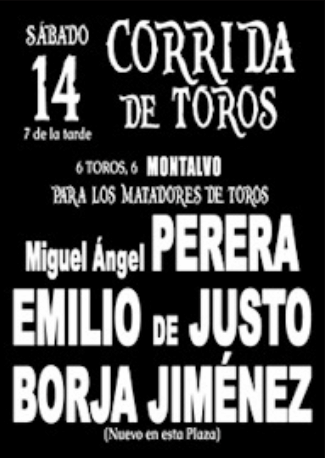 Plasencia 2025, Emilio de Justo