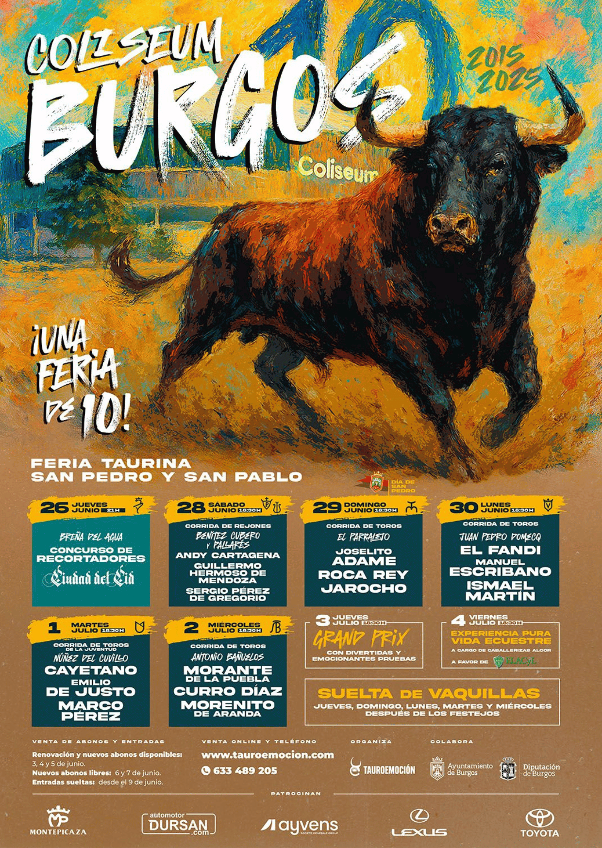 Burgos 2025, Emilio de Justo