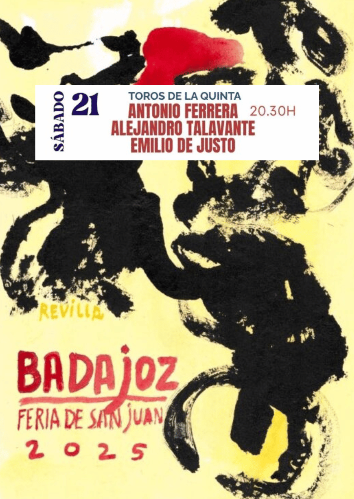 Badajoz 2025, Emilio de Justo
